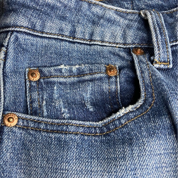 PISTOLA Monroe Mid Rise Cropped Cigarette Jeans in Mystique Women’s Sz 28 - Picture 4 of 9